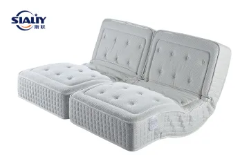 White Electric Adjustable Mattress