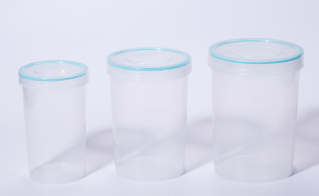 Set di contenitori per alimenti in plastica 3pcs per uso cucina