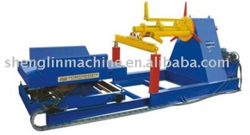 hydraulic uncoiler with car
