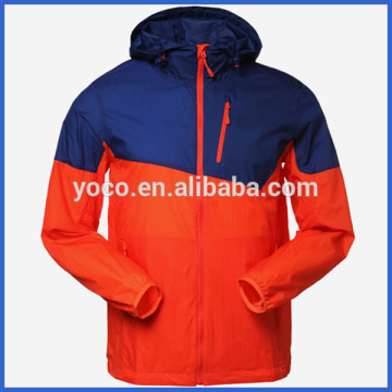 Waterproof Nylon Mens Rain Jacket