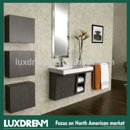 melamine ADA wall hung bathroom vanity
