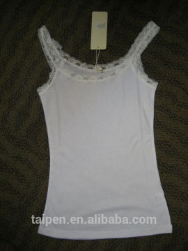 Hot Fashion Ladies Sexy Vest White Breathable Women Tank Top For Summer