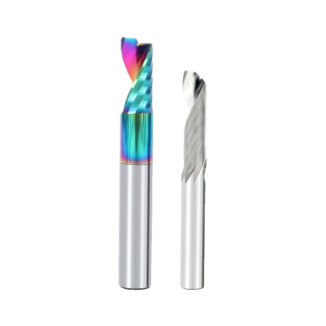 MDBT Single Flute 3.175mm Spiral Carbide End Mill for Aluminum Mold Making