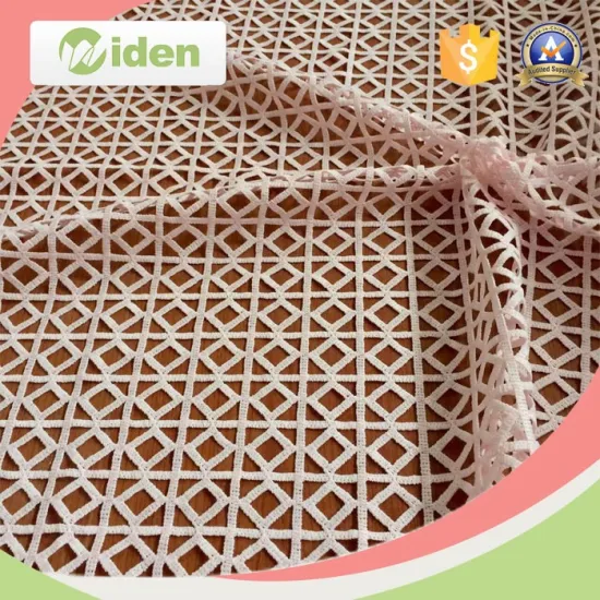 Textile Polyester Lace Fabric Chemical Dyeable Fabrics