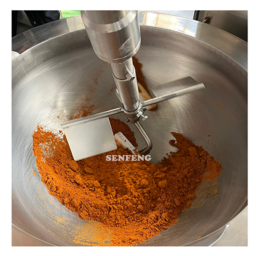 Automatic Electric Stirring Chili Powder Cooking Kettle Machine
