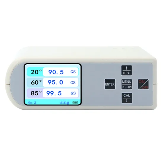 DR268 High Color Screen Rechargeable Paint Surface Gloss Meter - 206085 Three-Angle Gloss Meter