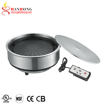 Commercial Non-Stick Indoor Electric BBQ Grill for Restaurant and Home Use