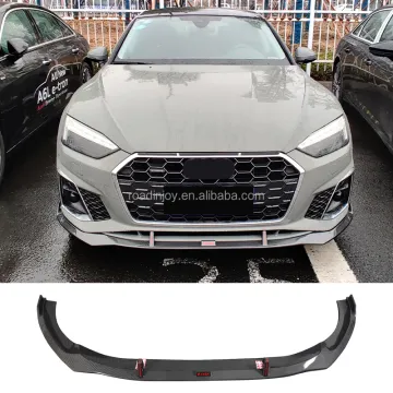 Carbon Fiber Front Splitter for Audi A5 S-Line Sedan S5 Front Lip Sport 2021