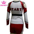 Custom All Stars Metallic Long Sleeve Cheerleading Uniforms