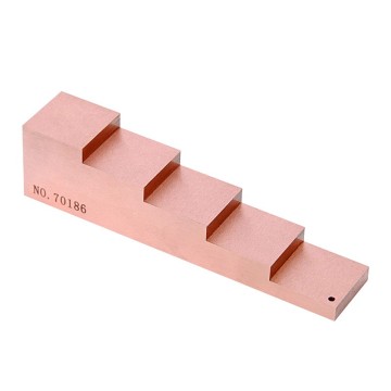 OEM 4 10 5 6 Blocco test ad ultrasuoni - Calibrazione della forma del settore in rame