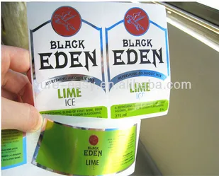 Accept custom order high quality e-liquid labels