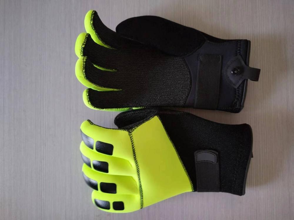 Protective neoprene safety rescue work neoprene gloves 3mm