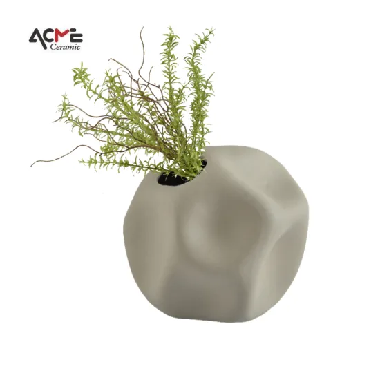 Wholesale Unique Modern Matte Flower Vases: Wedding Centerpiece Decorations in White Ceramic, Nordic Style