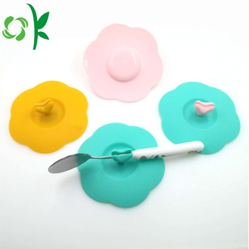 Silicone Coffee Tea Mug Cup Bìa Cap Có Nắp Đậy