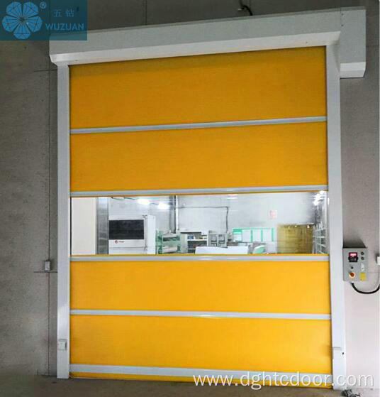 Fireproof fast rolling shutter door customization