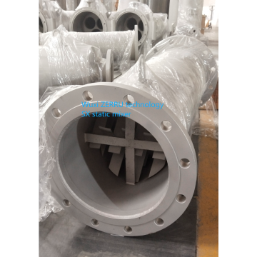 Pipeline online static mixer