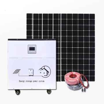 Système de chargeur invertisseur solaire industriel de 5 kW avec batterie