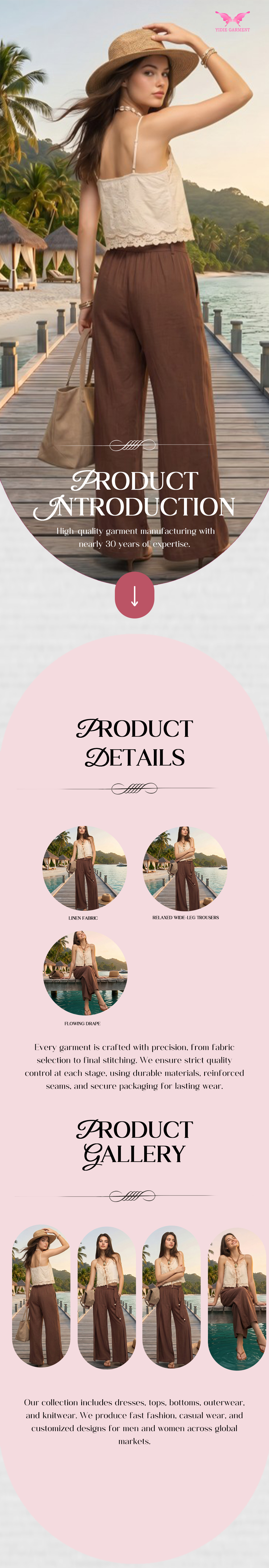 pantaloni larghi 51 wide-leg trousers 51