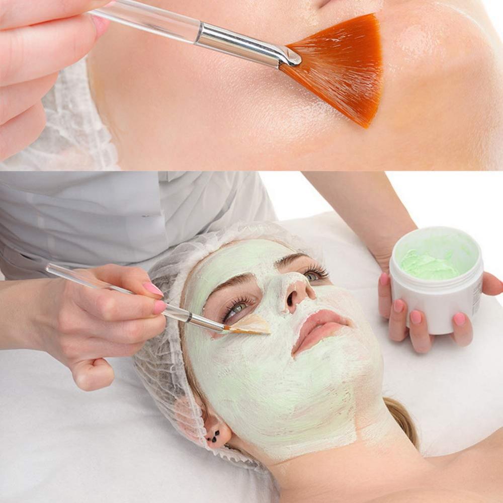 Clay Fan Mask Brush Makeup Clay Fan Mask Brush Makeup