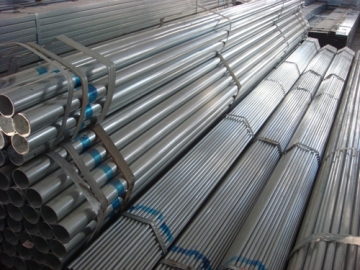 STK500 Electro galvanized welded ERW steel pipe