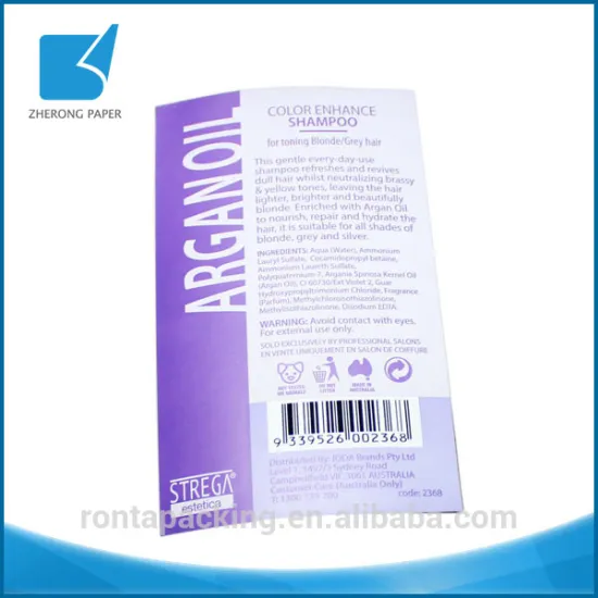 Hot sales eco-friendly coated paper wine label with your own logo