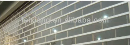 Transparent roller shutter door , Polycarbonate roller door, Crystal roller shutter door