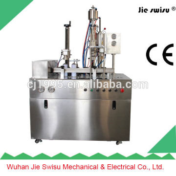 aerosol hair spray can filling and sealing machine in 2016