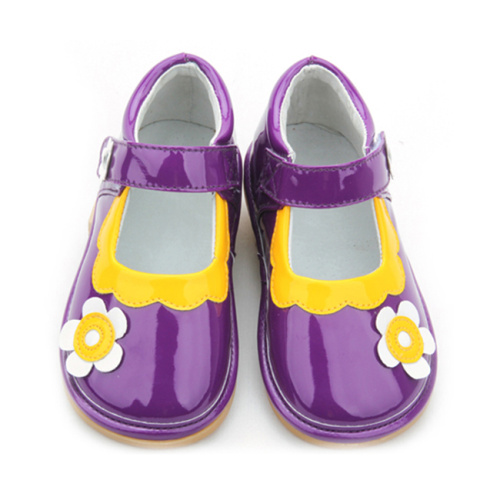 Sapatos Squeaky Flor Roxo