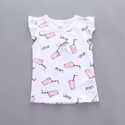 Wholesale Fashionable Formal Wear: Sweet Style Printed Kids Clothing for Baby Girls