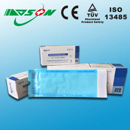 Nail supply self seal sterilization packaging pouch