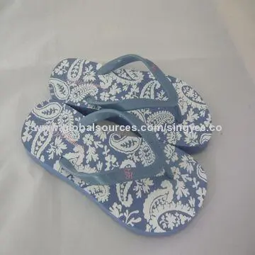 Girl's flip-flops/PVC straps/EVA outsole/made for Tommy Hilfiger/high-level quality/affordable price