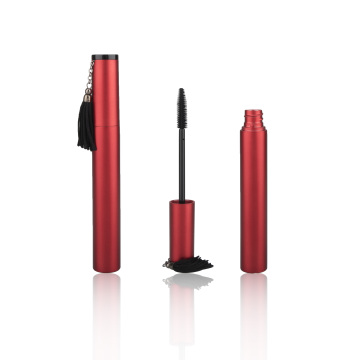 Custom Red Mascara Bottle with Tassel Key Chain - 10ml Eyelash Growth Serum Container