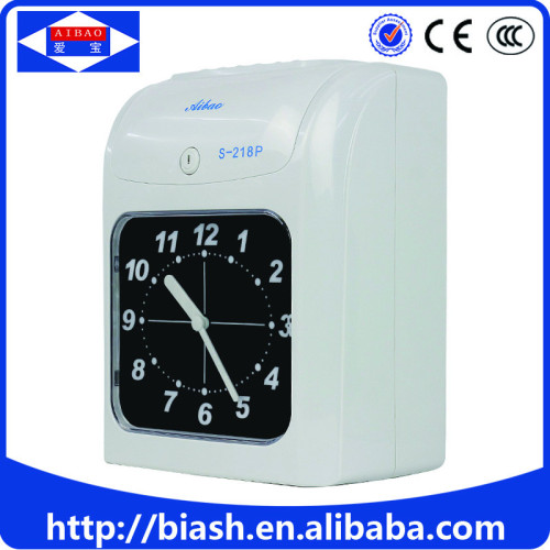 Punch card time clock punch time card machine employee attendance