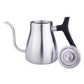 Drip coffee kettle with thermometer