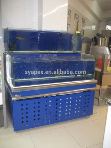 APEX custom make supermarket large commercial live lobster tanks