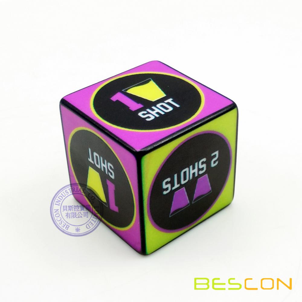 High Quality Custom CMYK Full Color Printing Dice