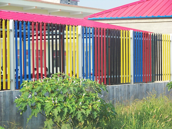 Plastic Coated Palisade Fence Panel On Sale