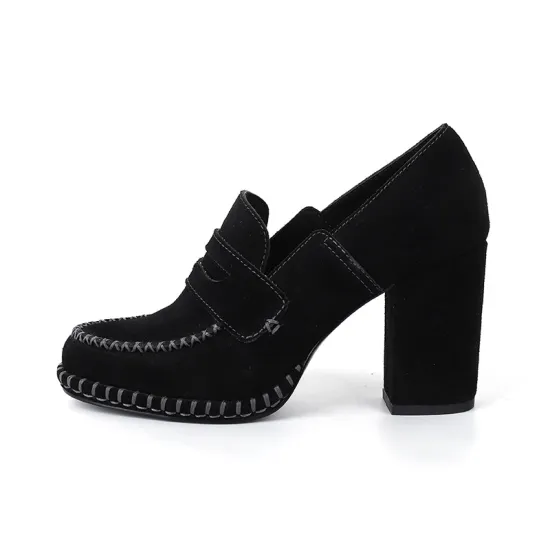 Stylish Loafer High Heels