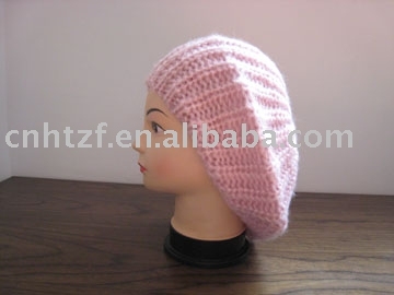hand crocheted women's fashion beret