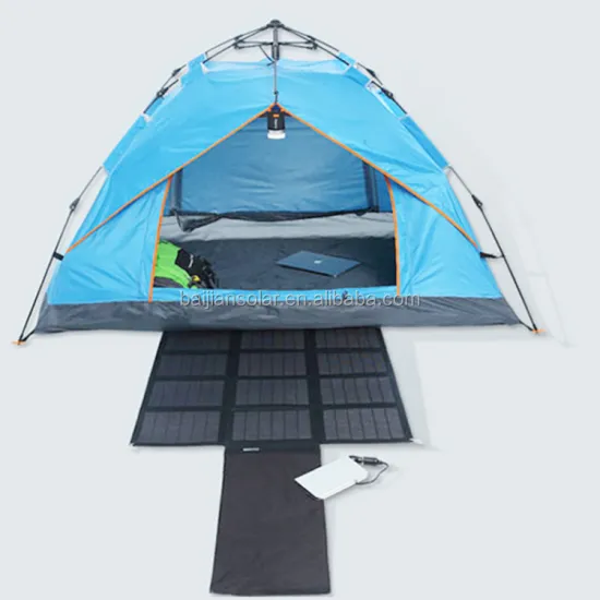Foldable Flexible CIGS Solar Charger for Solar Tent Charging