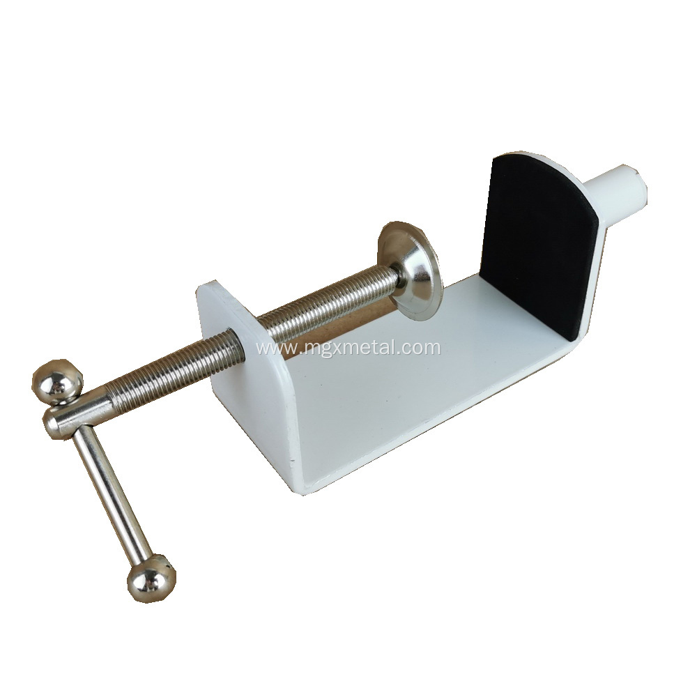 Furniture Metal Table Clamp For Acrylic Desk Screen