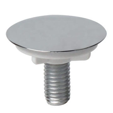 Chrome Sink Basin Tap Cover Stopper with Locking Nut and Blank Plug