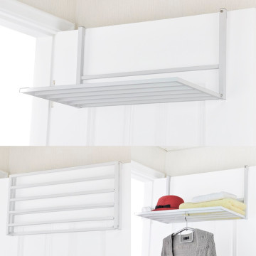 Top 3 White Sand Coating Overdoor Folding Hanger For Storage