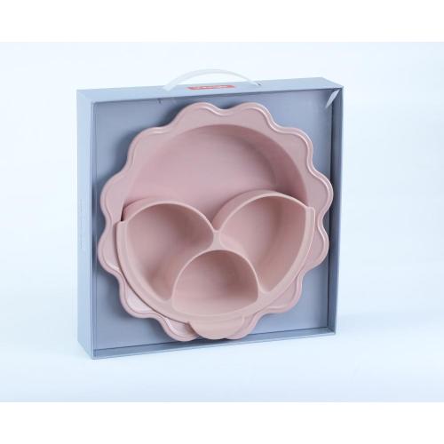 2 pack flower shape serving plate