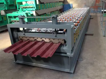 Roof forming machine steel roof tile sheet make machine