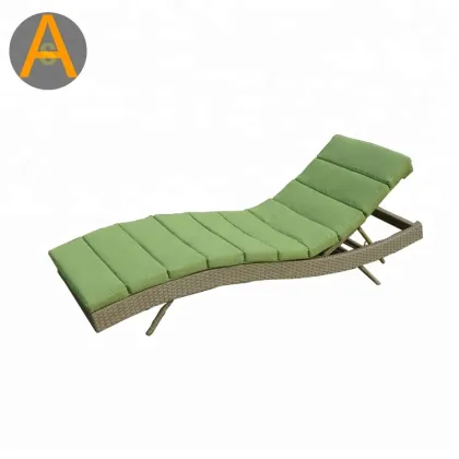 Outdoor Poolside Sun Loungers and Rattan Sunbeds for Beachside Relaxation