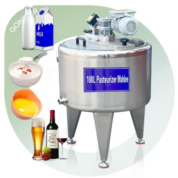 Tangki pasteurizer susu substrat susu - mesin pasteurisasi jamur 150L hingga 500L