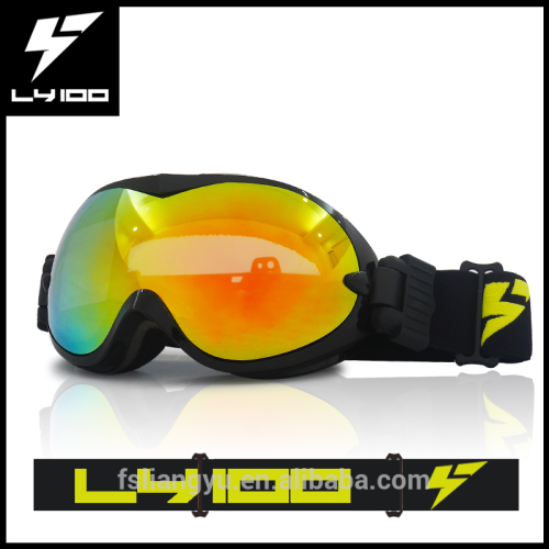 Black Frame REVO Anti-fog Lens Snow Snowboarding Eyewear Goggle Goggles
