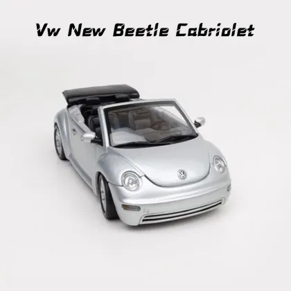 Autoart 1:43 Scale Diecast Metal Alloy Model Car - Volkswagen New Beetle Cabriolet