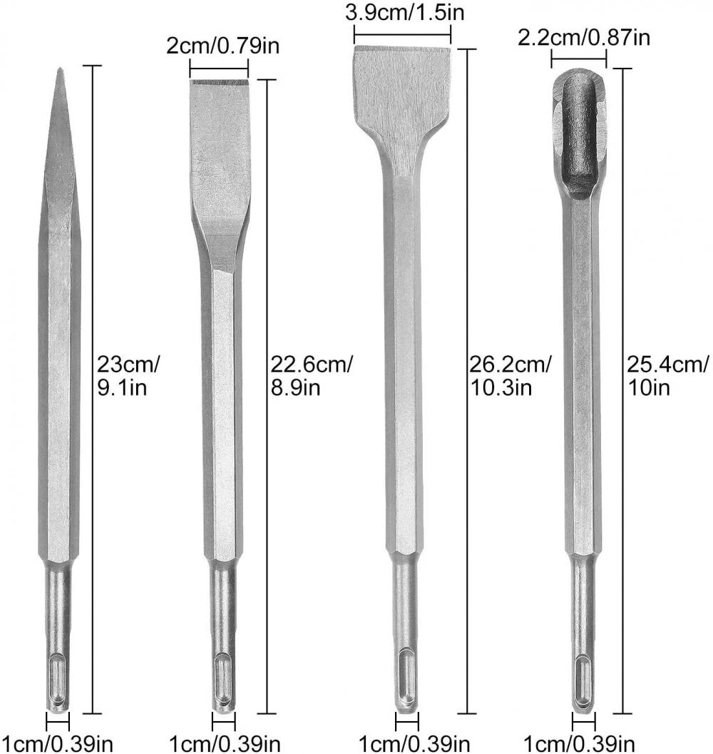 7Pc Drill Bits for masonry